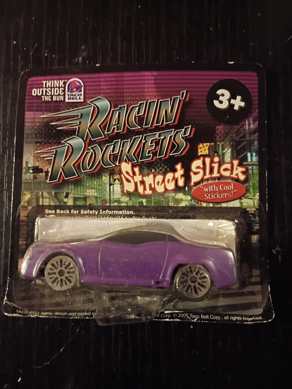 Racin' Rockets Street Slick Purple Toy Car